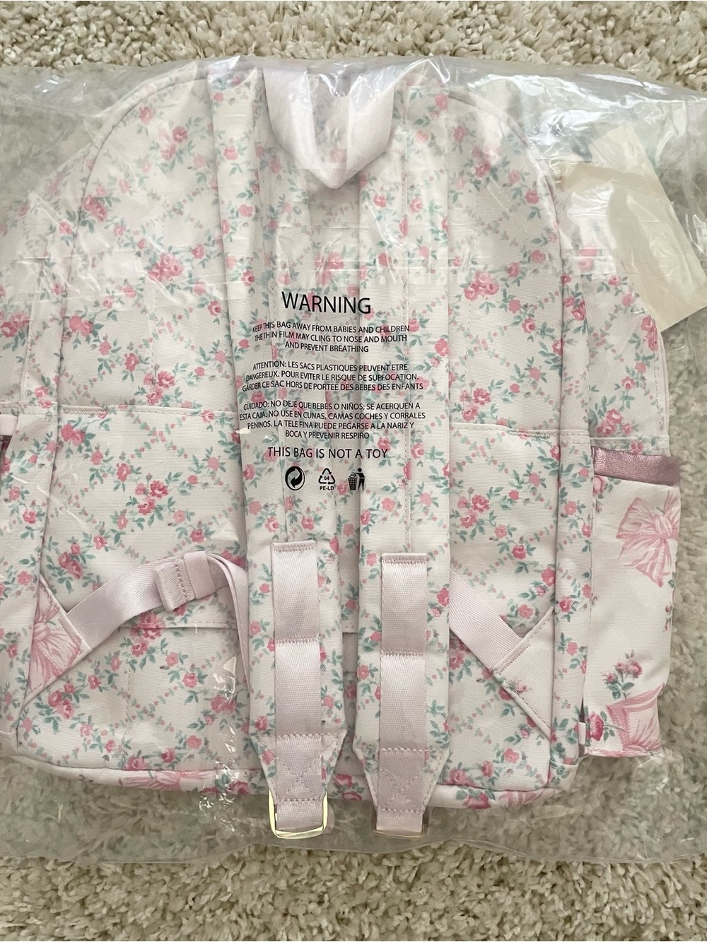 LOVESHACKFANCY STATE BACKPACK ROSA BEAUX - Picture 9 of 9
